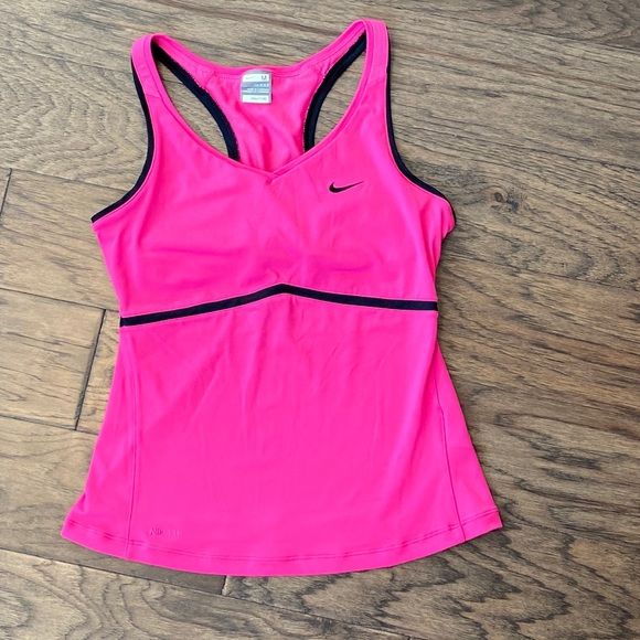 Nike Tops - Pink Medium Nike Fit Razor Back Top